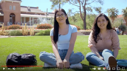 TIA alumni Nixy Salcido and Maria Carmella Ocaya