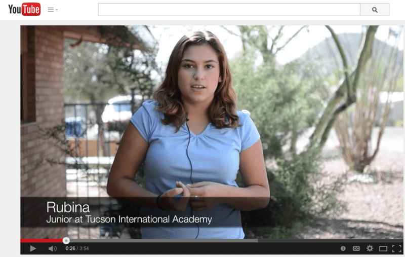 preparing students for college video interview