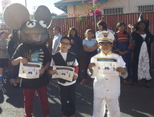 costume parade at TIA