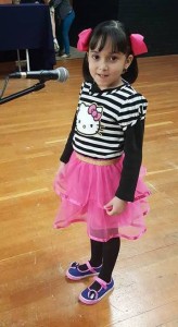 Tiny participant in the TIA 2016 Language Fair