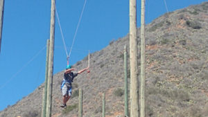 High ropes was one of the kids favorite activities.