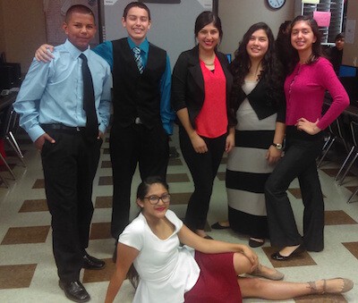 8th Grade Business Class Students